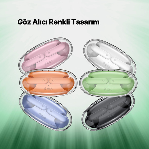 Ttec 2Km170Mt Airbeat Glace Tws Bluetooth Kulaklık Mercan Turuncu 2