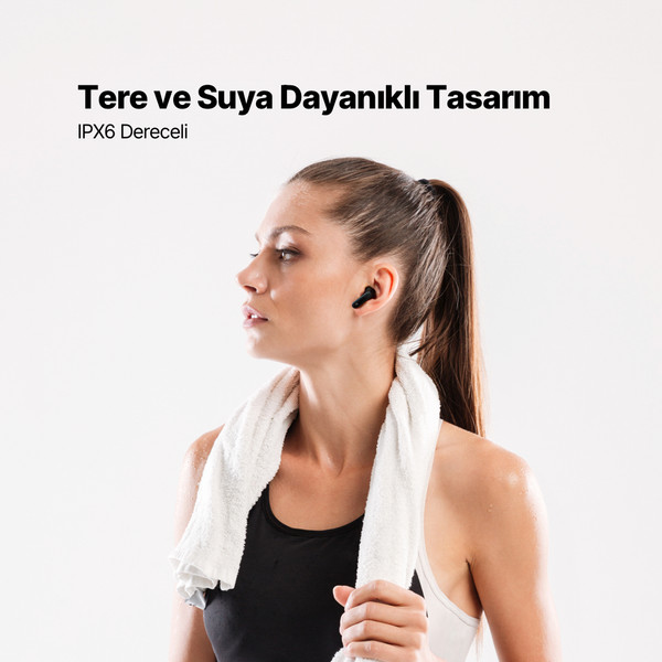 Ttec 2Km170Pp Airbeat Glace Tws Bluetooth Kulaklık Pudra Pembesi 4