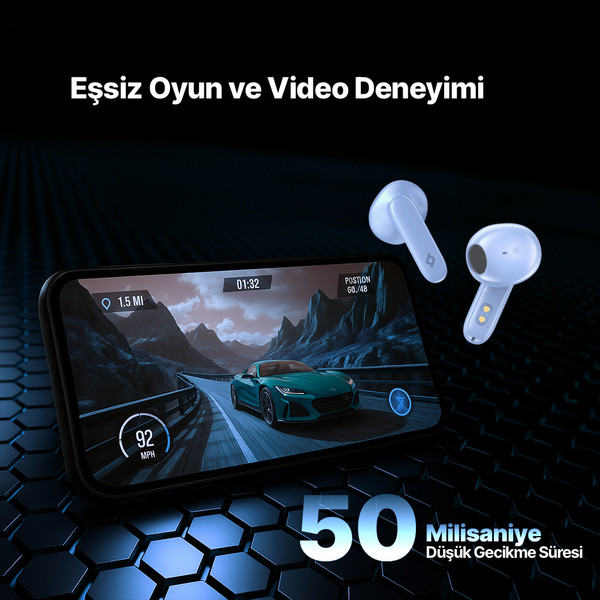 Ttec 2Km170Pp Airbeat Glace Tws Bluetooth Kulaklık Pudra Pembesi 6