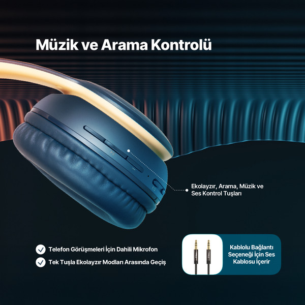 Ttec 2Km157Gr Soundlife On Kulaküstü Bluetooth Kulaklık Gri 3