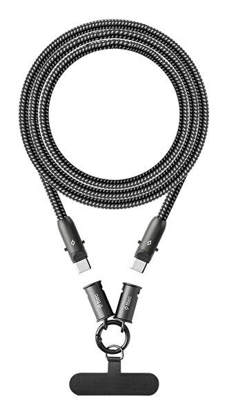 Ttec 2Dk62S Extremecable Hip USB-C –USB-C 60W PD/Qc 120Cm Hızlı Şarj/Data Kablosu Siyah