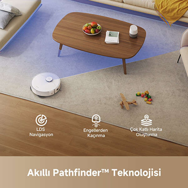 Dreame L40 Robot Süpürge Beyaz