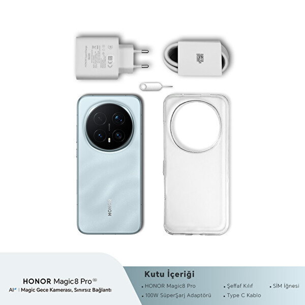 Honor Magic 8 Pro 5G Sky Cyan 12GB Ram 512GB Memory