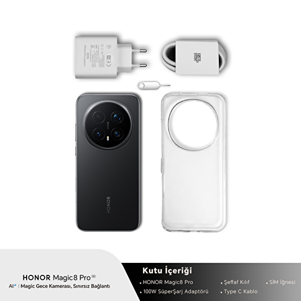 Honor Magic 8 Pro 5G Black 12GB Ram 512GB Memory Fiyatı ve