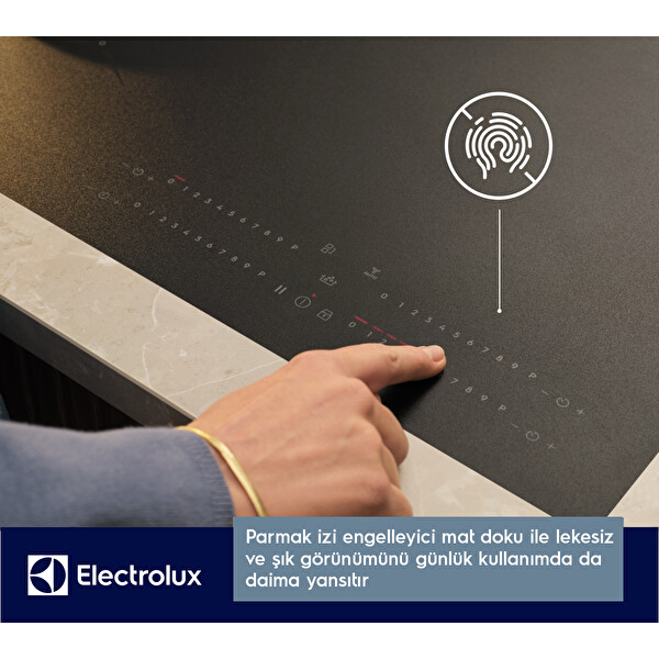 Electrolux EIS87453IZ SaphirMatt Sense Boil&Fry 80 cm İndüksiyonlu Ocak 5