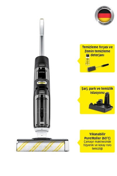 Karcher FCV 4 *EU Islak Kuru Şarjlı Süpürge 5