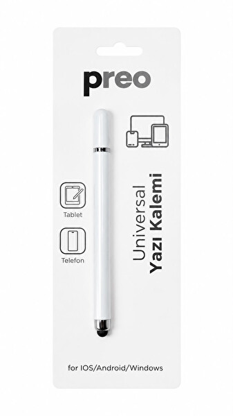Preo Pen Universal Tablet/Telefon Kalemi Beyaz
