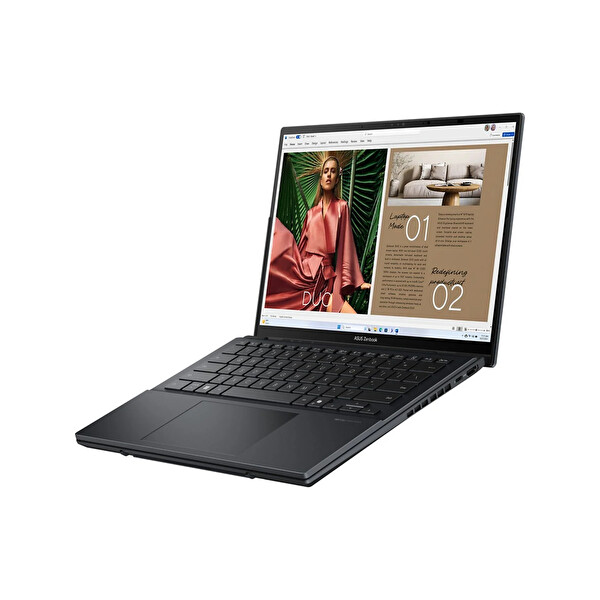 ASUS Zenbook Duo UX8406CA-QL310W 14.0-inch, FHD (1920 x 1200) OLED 16:10 aspect ratio, 60Hz refresh rate, Intel® Core™ Ultra 7 255H,