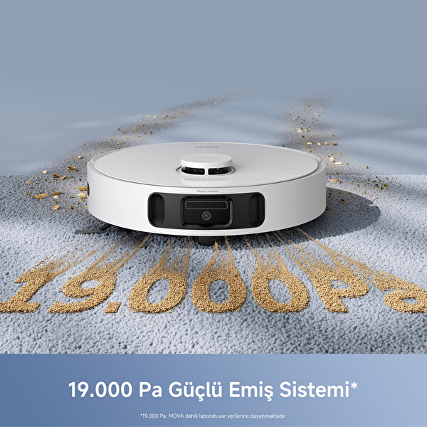 Mova E40 Ultra İstasyonlu Robot Süpürge Beyaz