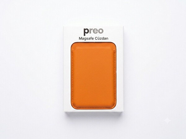 Preo MC 04 Magsafe Cüzdan Turuncu 4