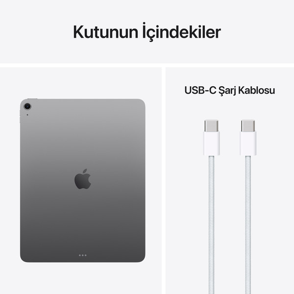 Apple iPad M4 Air 13 inch Wi Fi 256GB Space Grey Fiyatı ve
