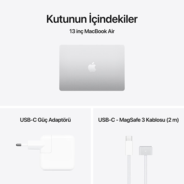Apple 13-inch MacBook Air M5 Chip 10-Core CPU 10-Core GPU 16GB 1TB SSD Silver MDH84TU/Ax