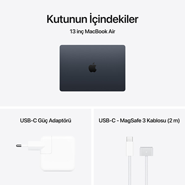 Apple 13-inch MacBook Air M5 Chip 10-Core CPU 8-Core GPU 16GB 512GB SSD Midnight MDHE4TU/A