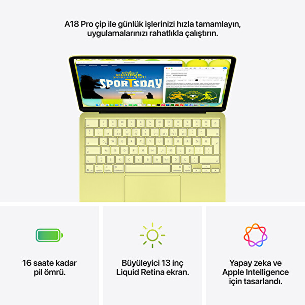 Apple 13-inch MacBook Neo A18 Pro Chip 6-Core CPU 5-Core GPU 8GB 256GB SSD Indigo MHFF4TU/A