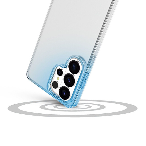 Cellular Line Samsung Galaxy S26 Ultra Antibakteriyel Sert Şeffaf ClearDuo Kılıf 3