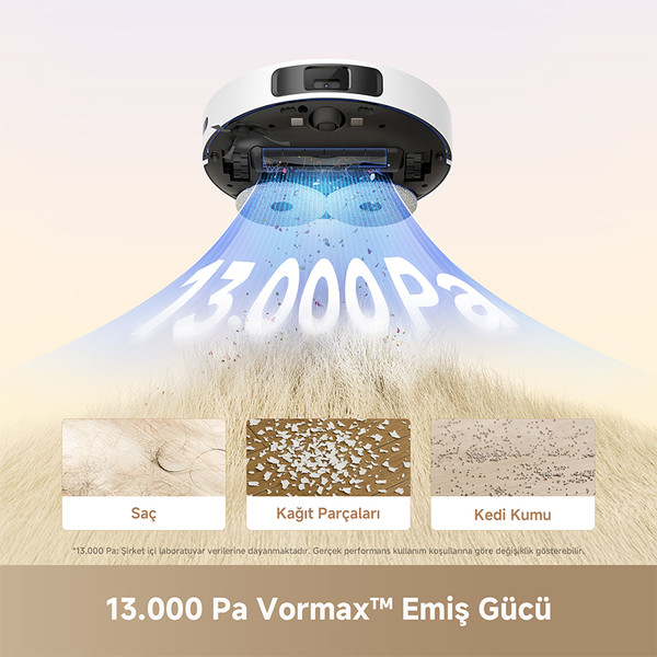 Dreame L40 Plus Robot Süpürge Beyaz 3