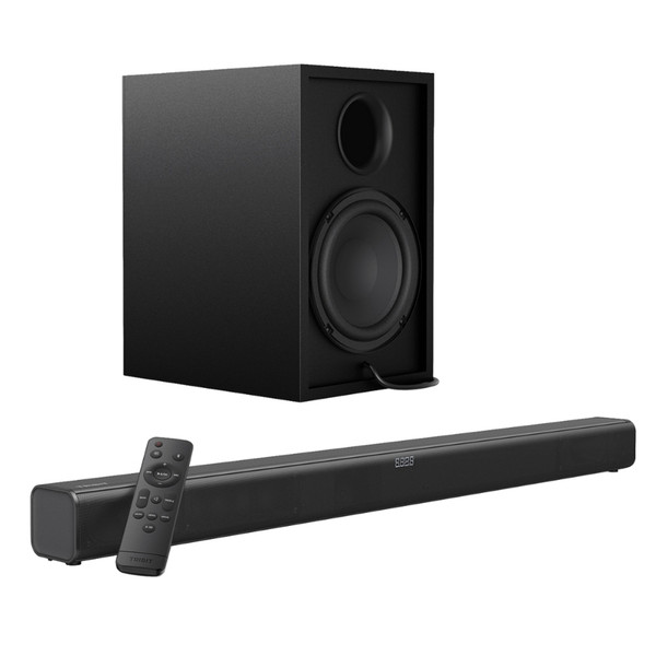 Tribit S1 Soundbar ve Subwoofer 2.1 Kanal 200W Hoparlör 4EQ Modu, BT 5.4, USB, HDMI, AUX Bts61 2