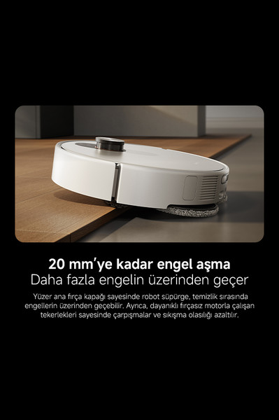 Xiaomi MOP5 PRO Çöp İstasyonlu Akıllı Robot Süpürge ve Paspas 20.000 Pa 7
