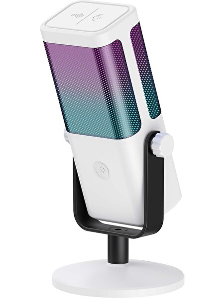 Havit Gamenote GK65 RGB Yayıncı Mikrofon Beyaz
