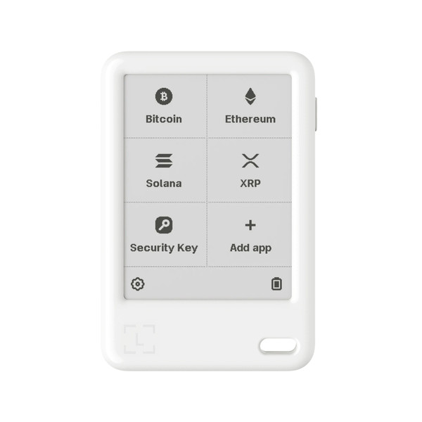 Ledger Nano Gen 5 Buz Beyazı Kripto Donanım Cüzdanı ve Recovery Key
