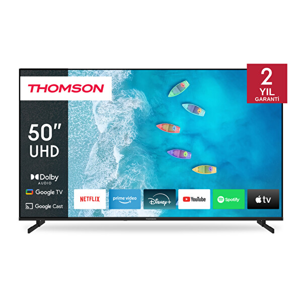 Thomson 50ug4s15 50"126 Ekran 4K UHD Uydu Alıcılı Google Smart LED TV