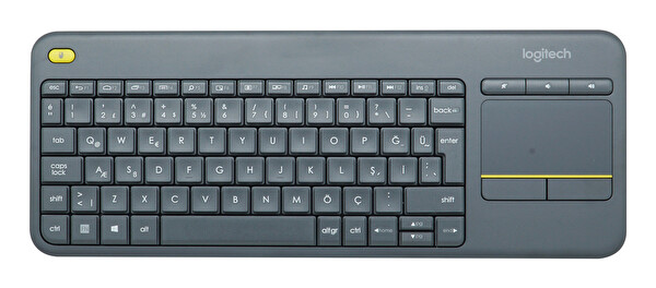 Logitech K400+ TV Klavyesi ve Altın Uçlu Örgülü 1.5M HDMI Kablo 2