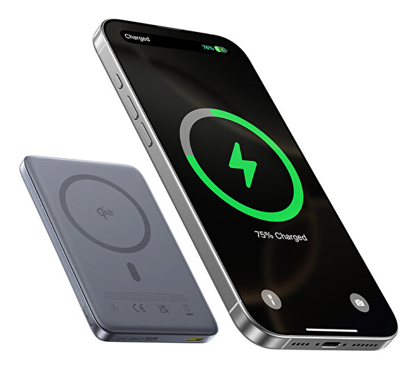 Baseus PicoGo Qi2 Mag 10K 27W Gri Powerbank