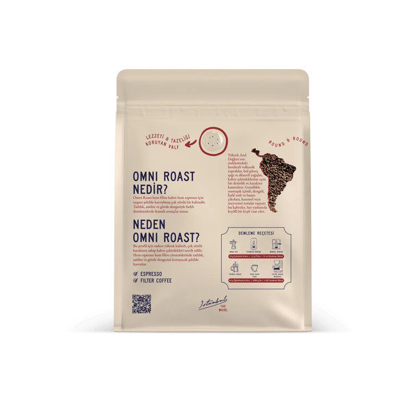 The Whirl Omni Roast Central America 500 G Çekirdek Kahve 2