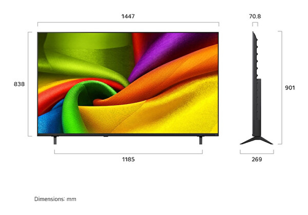 LG 65NU900B6LA.APEZ 65 165 Ekran 4K UHD WebOS Smart  LED TV 2