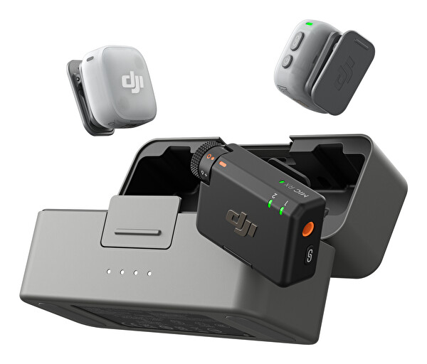 DJI Mic Mini 2 (2 TX + 1 RX + Charging Case) Mikrofon Seti