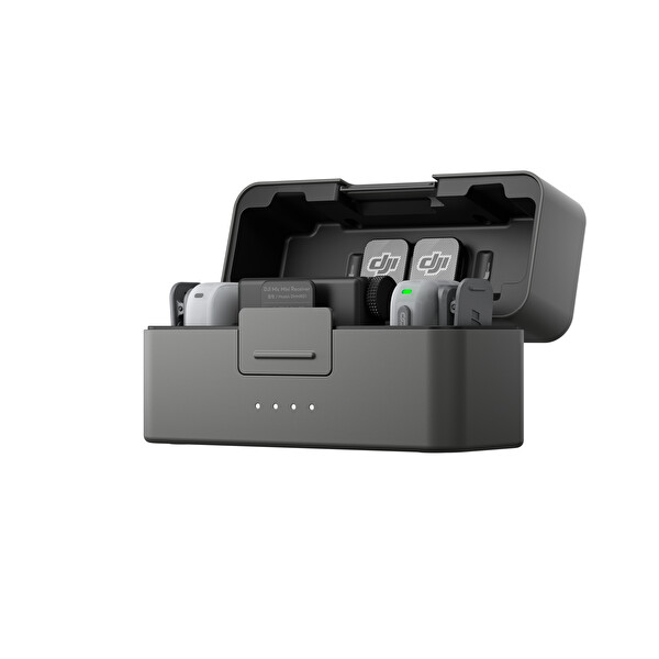 DJI Mic Mini 2 (2 TX + 1 RX + Charging Case) Mikrofon Seti