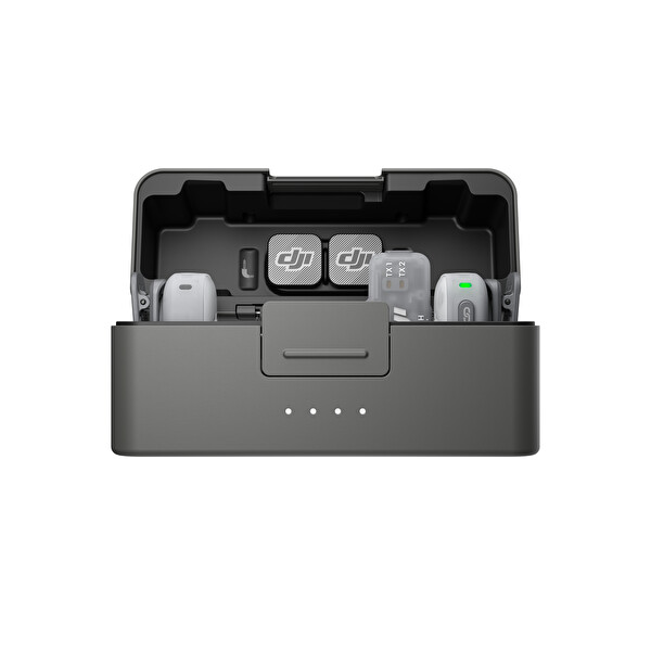 DJI Mic Mini 2 (2 TX + 1 Mobile RX + Charging Case) Mikrofon Seti