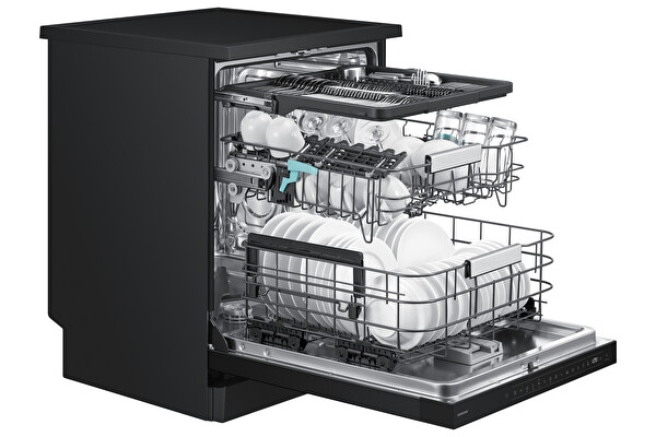 Samsung DW80H73YBFFTR 8+4 Programlı 14 Kişilik Siyah Bulaşık Makinesi
