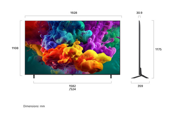 LG 86QNED87B6A.APDZ 86 218 Ekran 4K UHD webOS Smart Mini LED TV 2