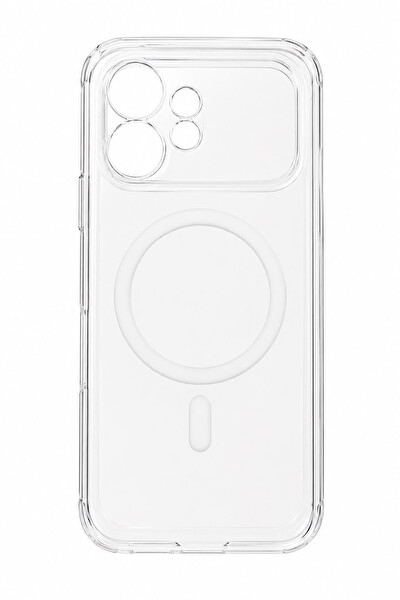 Preo Honor 600 Lite Şeffaf Magsafe Telefon Kılıfı