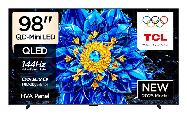 TCL 98P8LGTV 98 248 Ekran 4K 144HZ QLED Google QLEDTV