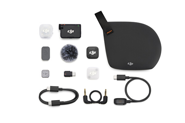 DJI Mic Mini 2 (1TX + 1RX) Mikrofon Seti