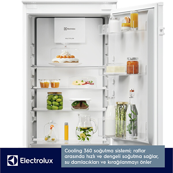 Electrolux ENA7CE18S3 700 Serisi AI CoolAssist Cooling 360° No Frost E Enerji Sınıfı Buzdolabı 7