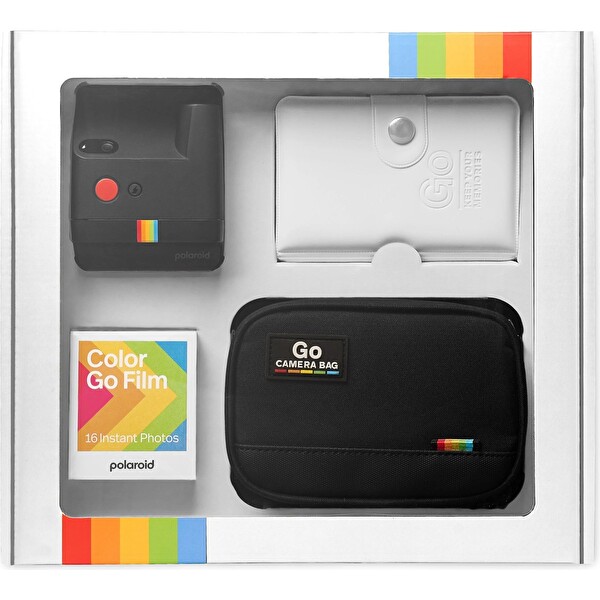 Polaroid Go Gen2 Kamera Başlangıç Seti Siyah