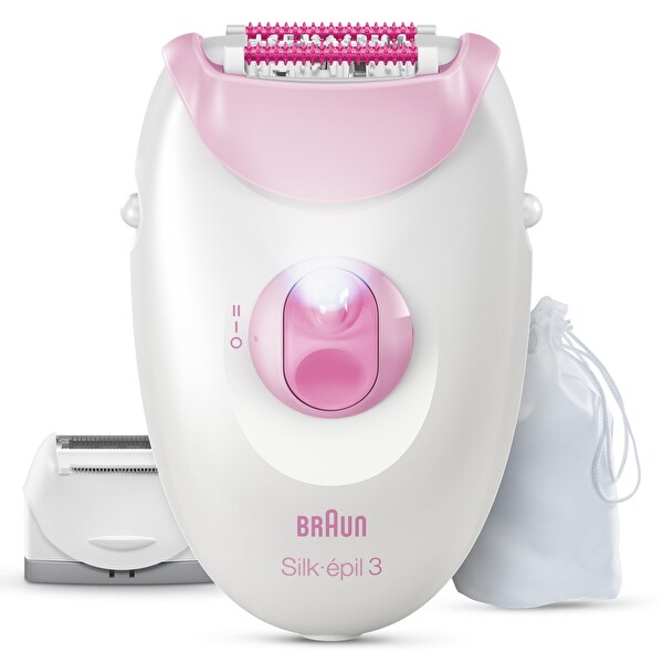 Braun Se 3-033 Silk·épil 3 Kablolu Epilatör, Kalıcı Pürüzsüz Cilt