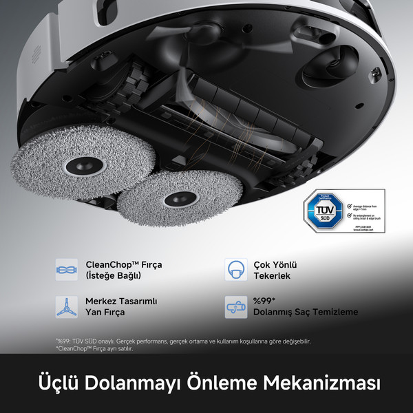 Mova E50 Pro Ultra Çöp İstasyonlu Robot Süpürge 3