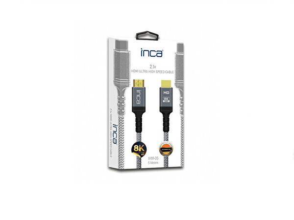 Inca IHM-05 8K HDMI 2.1b Ultra Sertifikalı 5 m Kablo