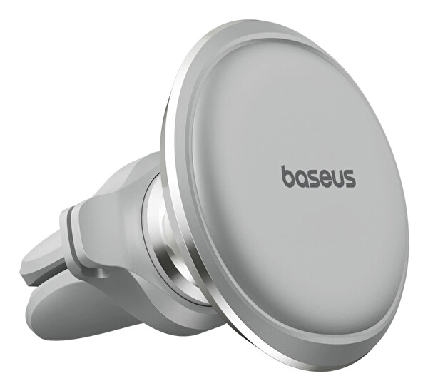 Baseus MagSafe Araç Telefon Tutucu Kablo Klipsli Havalandırma Versiyon Gri