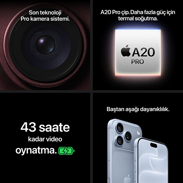 Apple iPhone 18 Pro Max 256GB Siyah Akıllı Telefon