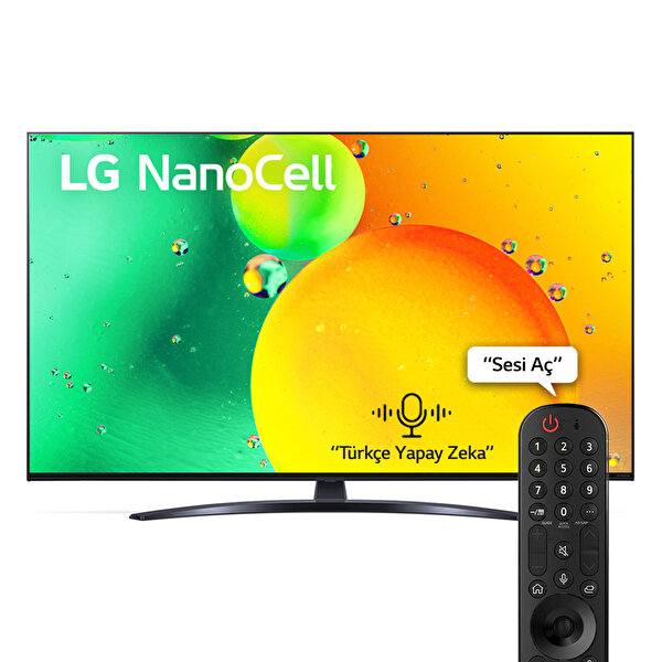 LG LG 55NANO766QA 55" 139 Ekran  4K Ultra HD Smart NanoCell TV
