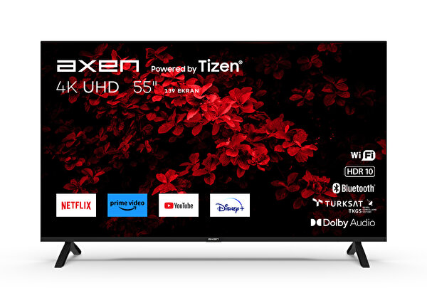 Axen Axen AX55FMN501 55" 139 Ekran Uhd Tizen Smart Led Tv