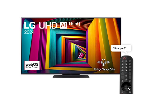 LG 55UT91 55'' 139 Ekran 4K Smart AI Sihirli Kumanda HDR10 webOS24 UHD LED TV