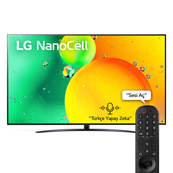 LG  70NANO766QA 70" 177 Ekran  4K Ultra HD Smart NanoCell TV