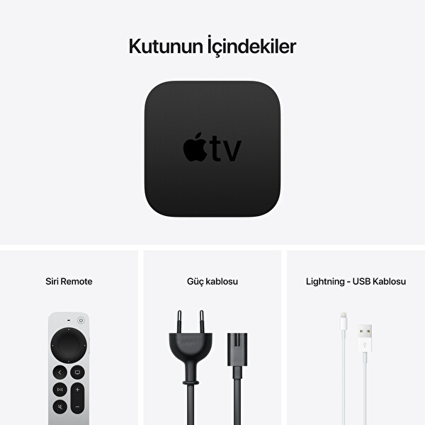 その他 Apple TV 4K 32GB Apple TV 4K 32 GB MXGY2TZ/A Fiyatları, Özellikleri ve Yorumları