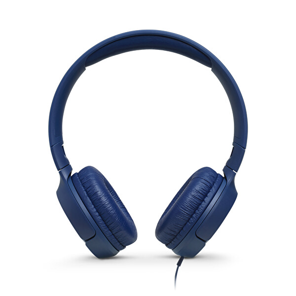 JBL T500 Kulak Üstü Mikrofonlu Kulaklık Mavi